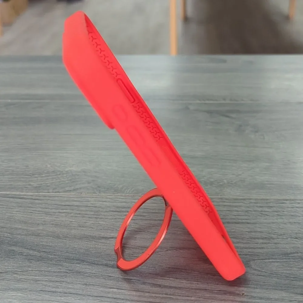 iPhone 17 Pro Max Red Stand Case